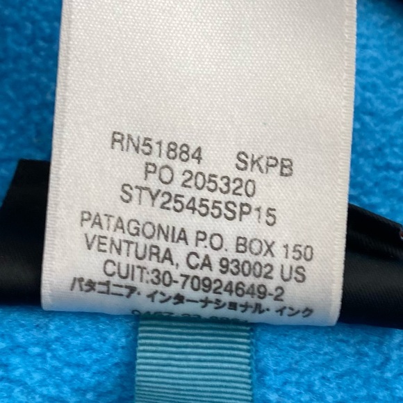 Patagonia Synchilla Snap-T Fleece Pullover Blue S - Picture 9 of 10